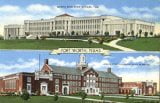North Side High School Fort Worth, TX Original Vintage Postcard